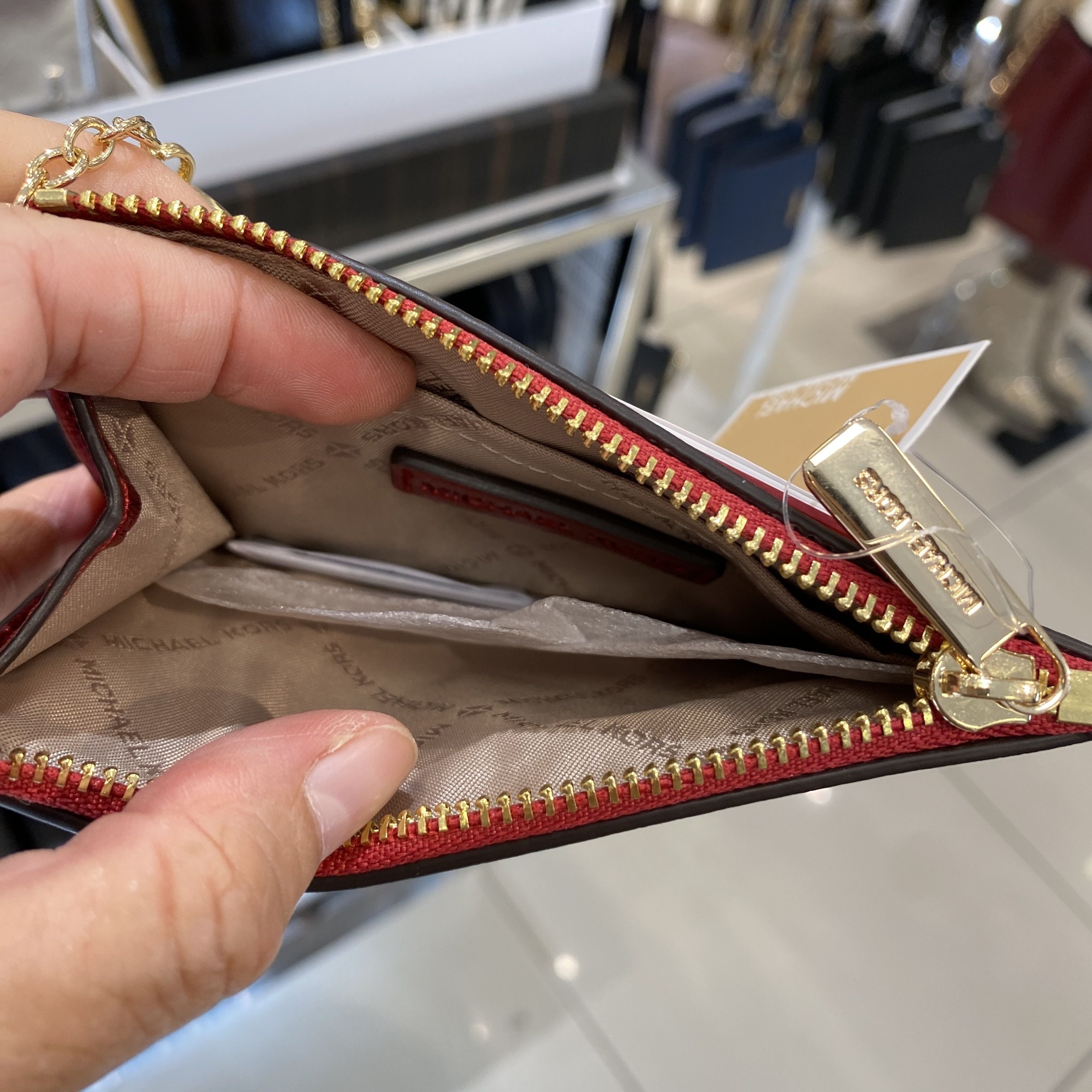 新色★Michael Kors★JET SET TRAVEL CARDPOUCH キーリング付 新色☆Michael Kors☆JET SET TRAVEL CARDPOUCH キーリング付