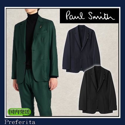 Paul Smith】ジャケット ストレッチ ソリッドウール (Paul Smith