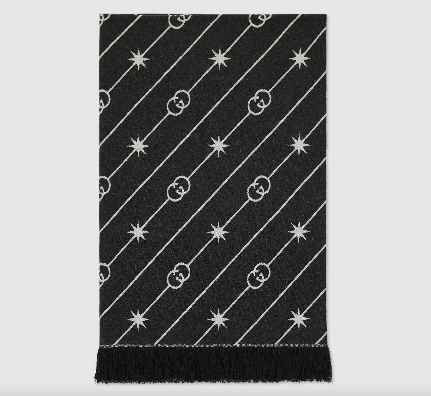 国内発送☆GUCCI】ダイアゴナル スター ウール ブランケット