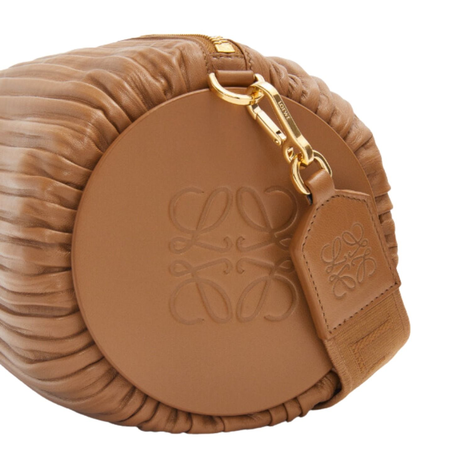 【LOEWE/ロエベ】大人気◇ブレスレットポーチ プリーツナパ ブレスレット ポーチ（プリーツナパラム） ブラック - LOEWE