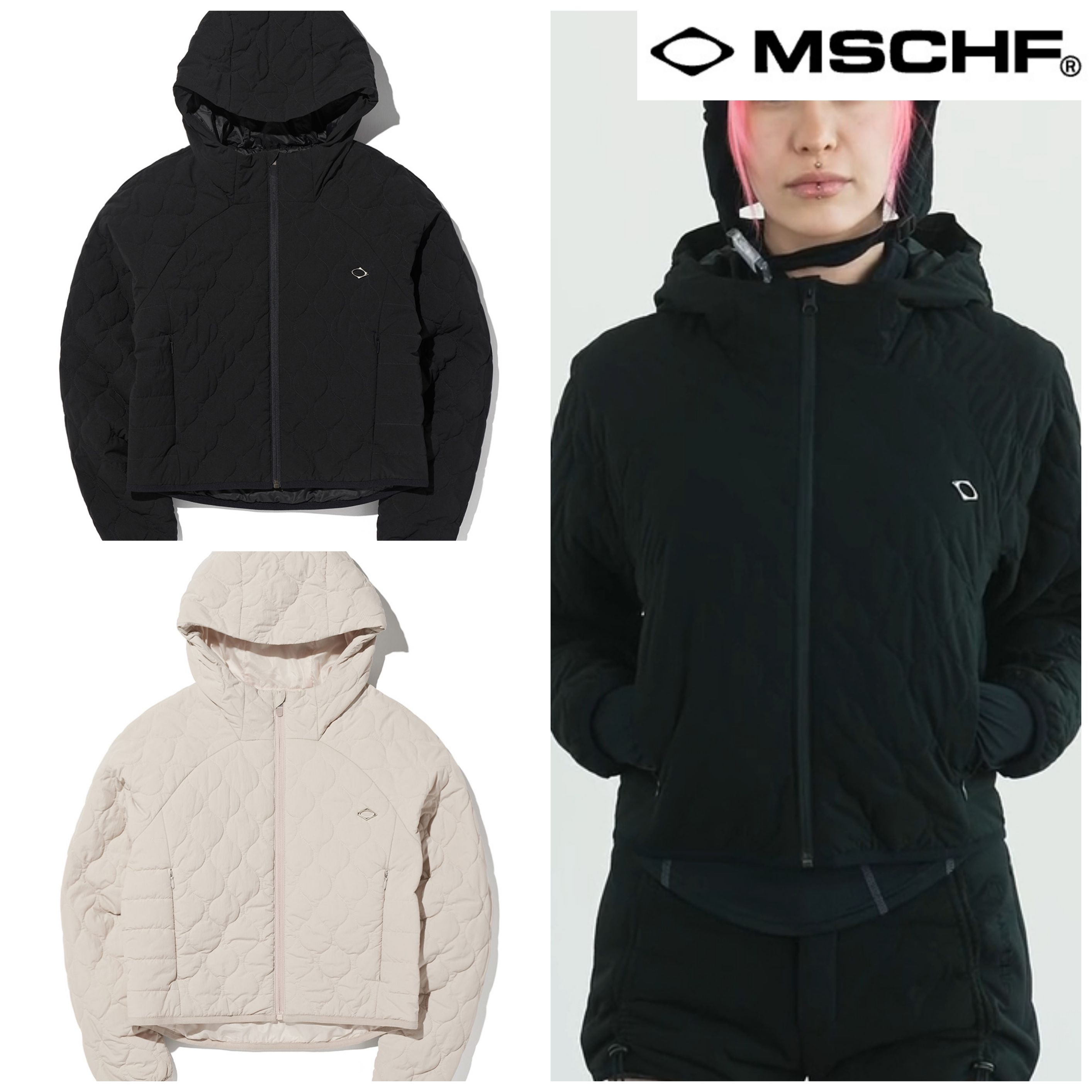 新作☆MSCHF☆QUILTED HOODED JACKET_ 2色 (MISCHIEF/ジャケット) MCF