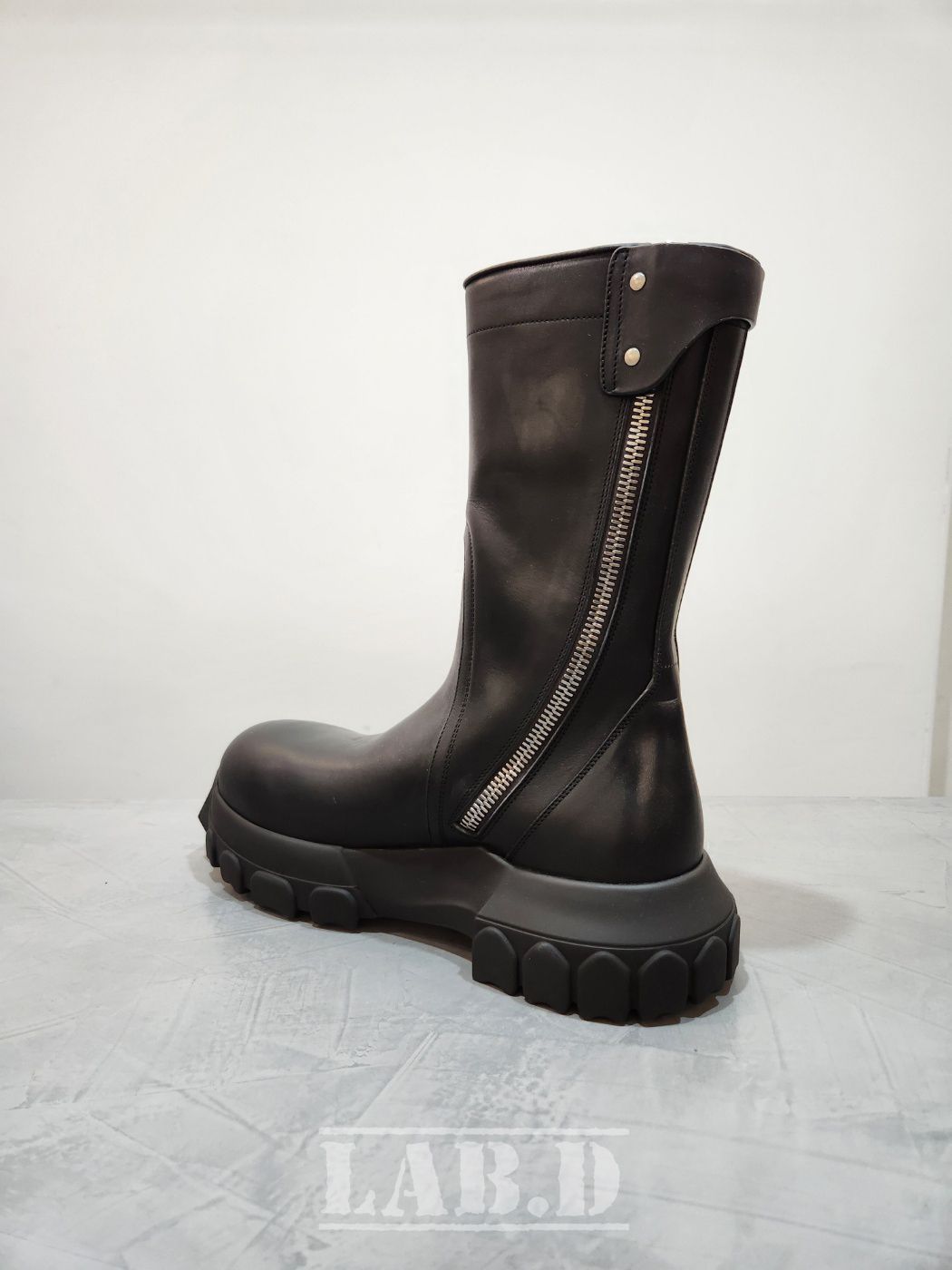 RICK OWENS | CREEPER BOZO TRACTOR BOOTS BLACK/BLACK ブーツ