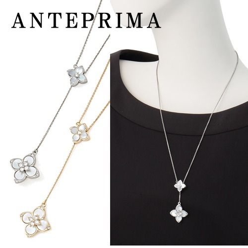 ANTEPRIMA】即対応 白蝶貝フィオーリ スライドネックレス