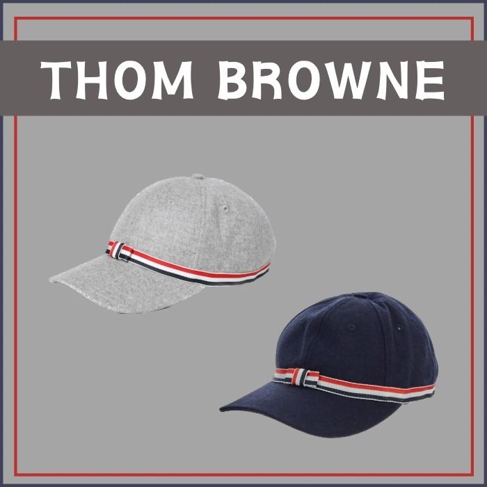 今季一番 ☆ THOM BROWNE トムブラウン ベースボールキャップ (THOM 帽子