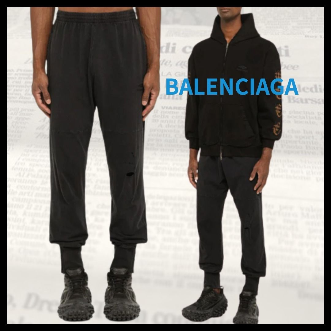 関送込み【VIPセール】BALENCIAGA ブラック レギンス (BALENCIAGA