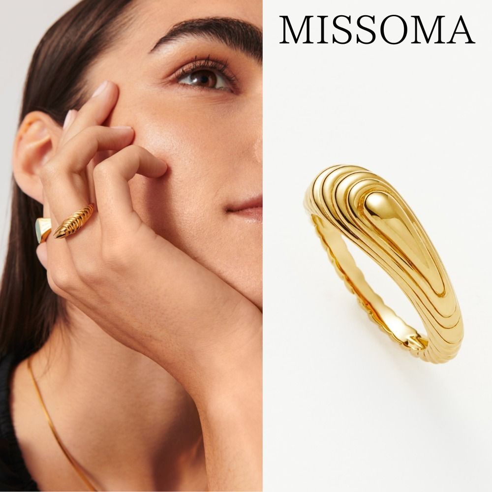 MISSOMA】WAVY RIDGE STACKING RING スタッキング リング