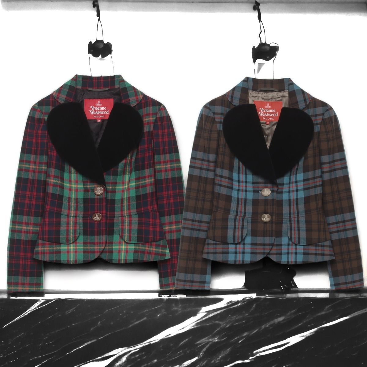 VivienneWestwood TARTAN CHECK ラブジャケット (Vivienne Westwood