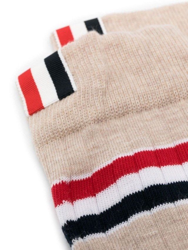 THOM BROWNE】トムブラウン ストライプ ソックス (THOM BROWNE