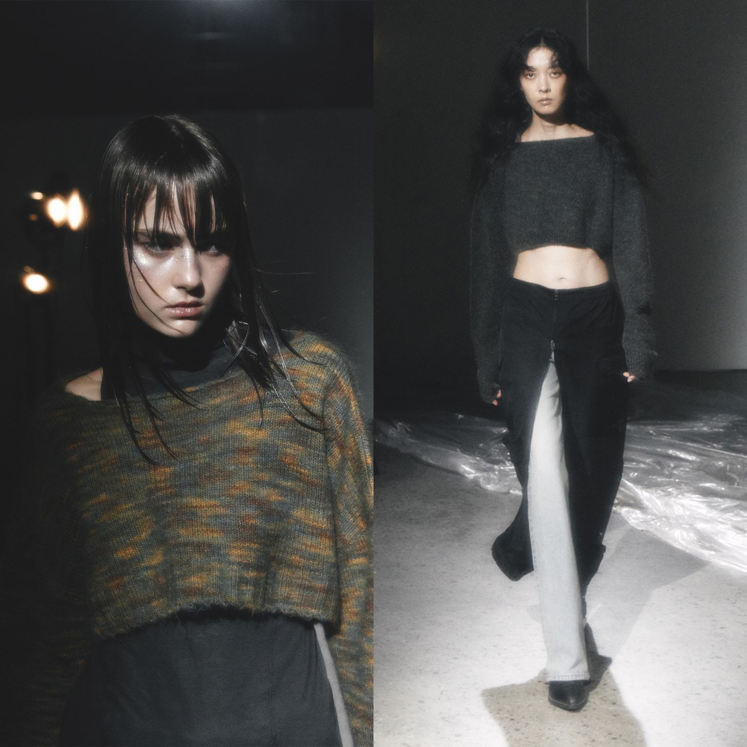 STUDIOTABLE / BOLERO CROPPED KNIT (2COLORS) (ニット・セーター