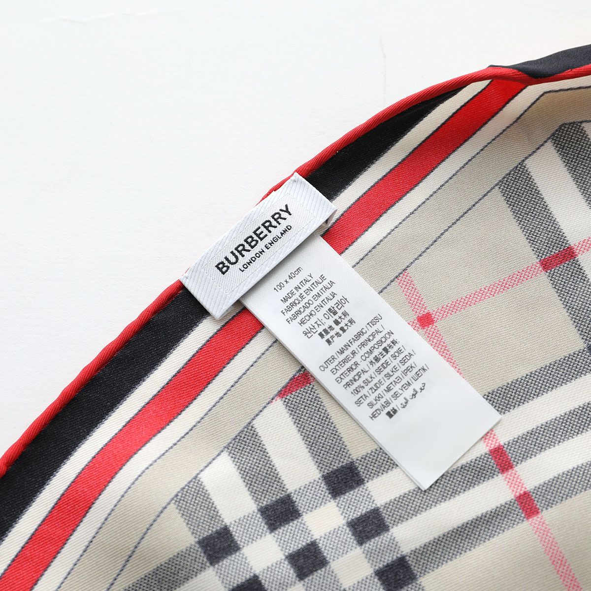 未使用 Made in Japan BURBERRY LONDON Horse Logo Embroidery