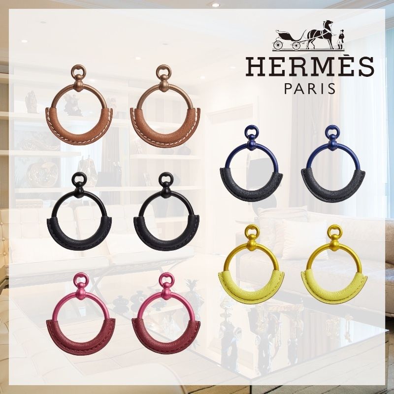 エレガント】HERMES 《ループ》 ピアス (HERMES/ピアス