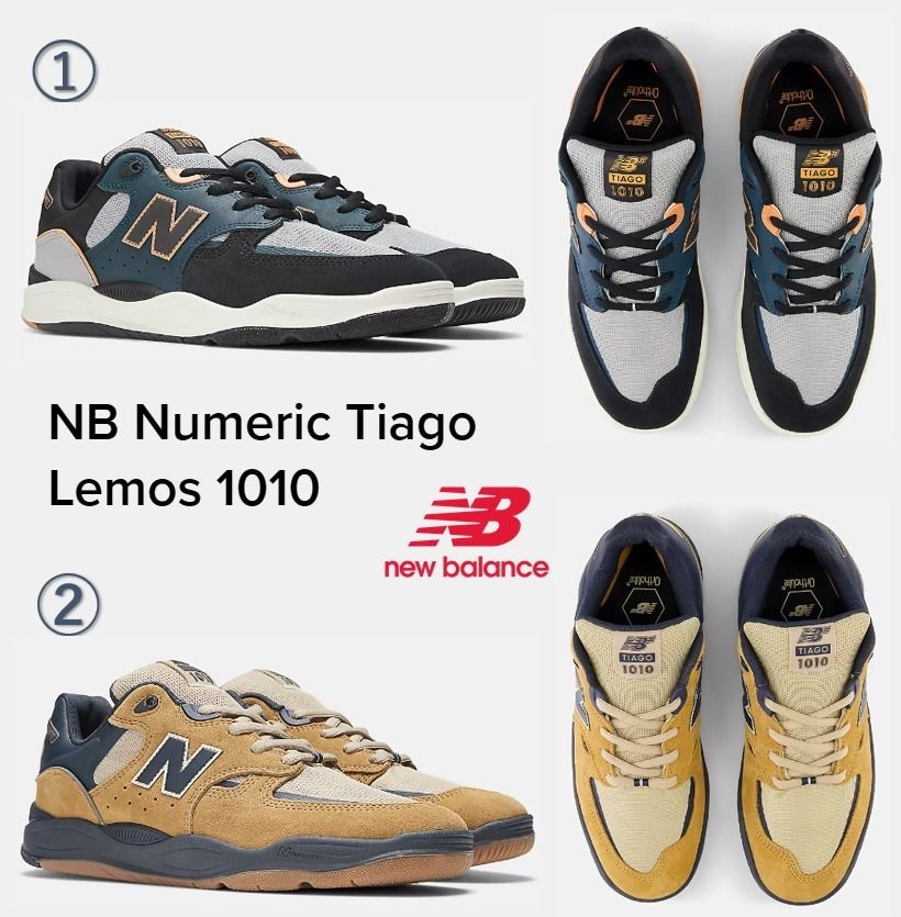 送料関税込 スケシューNB Numeric Tiago Lemos 1010☆選べる2色