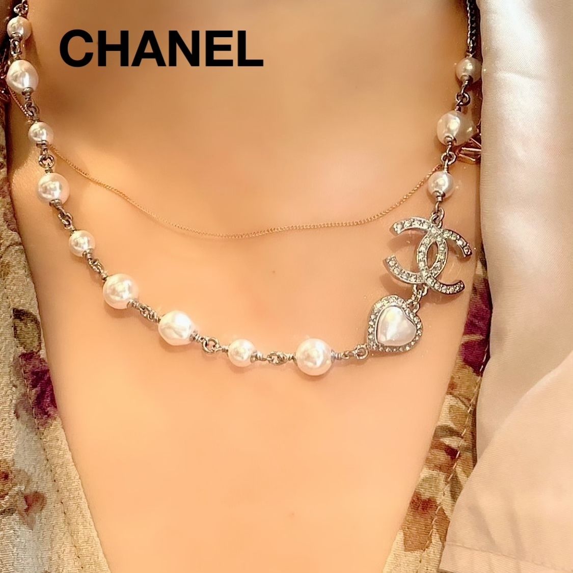 国内発送【CHANEL】エレガントなパールネックレス CCマーク (CHANEL ...