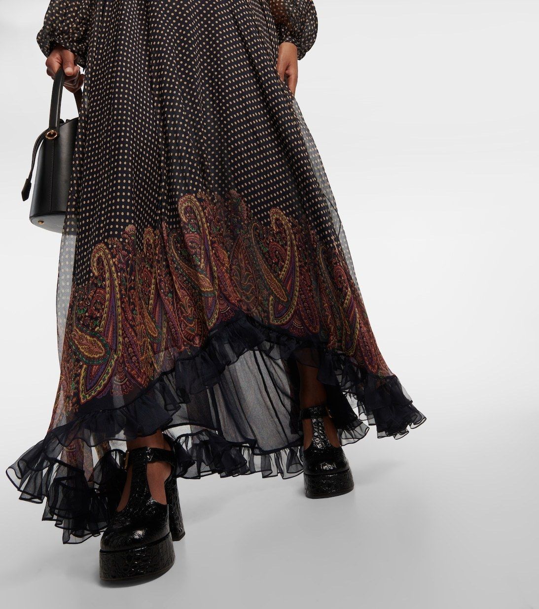 【Etro】スイートハートネック ロングドレス Etro】スイートハートネック ロングドレス (ETRO/ワンピース