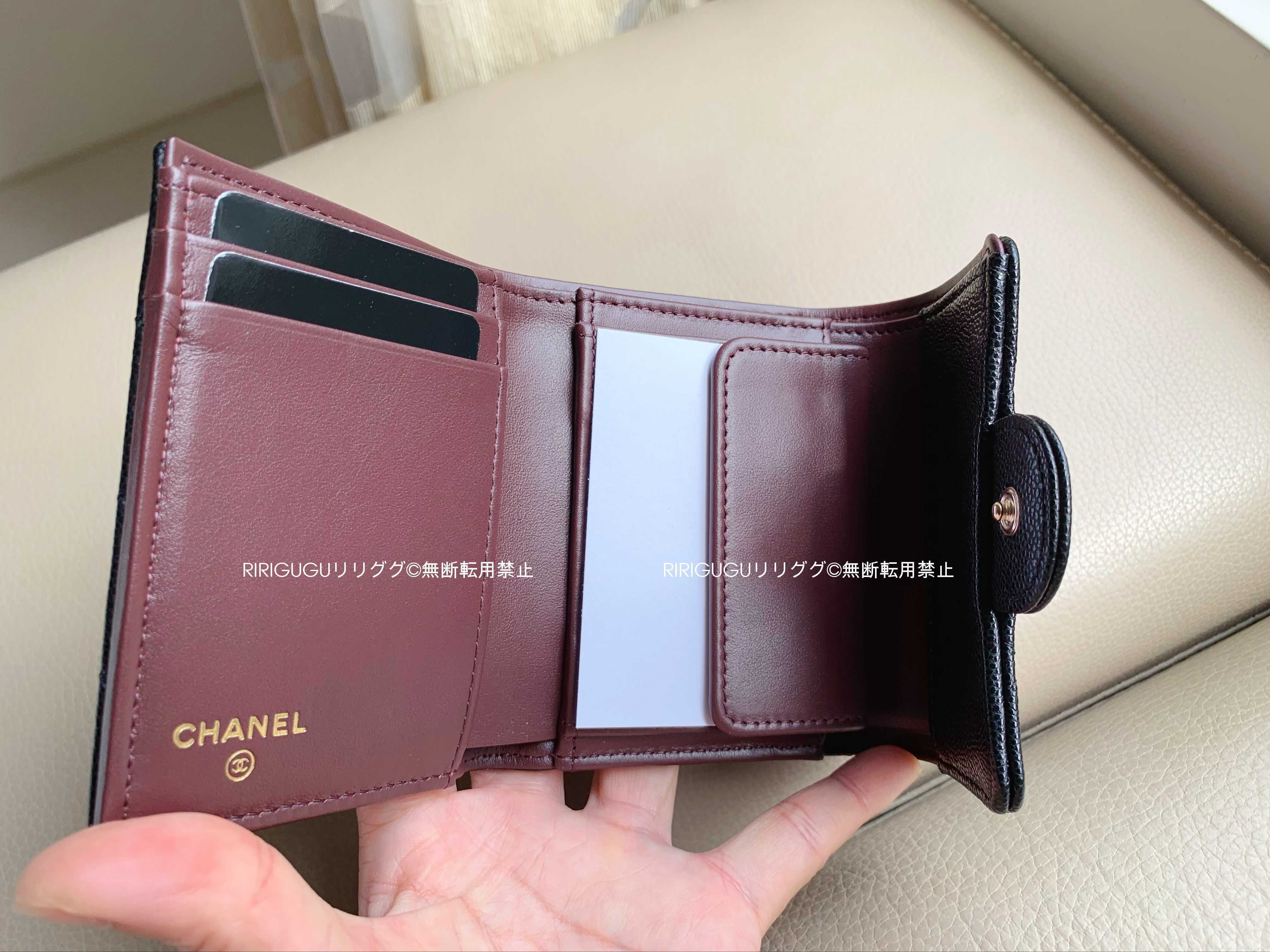 (シャネル)☆AP0229☆ 三つ折りスモールウォレット財布☆☆ CHANEL シャネル 2023春夏 ハートココ スモールフラップ