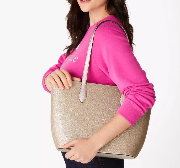 Kate Spade Glimmer Tote キラキラ トートバッグ 型番:KE462 Kate Spade Glimmer Tote キラキラ トートバッグ 型番:KE462