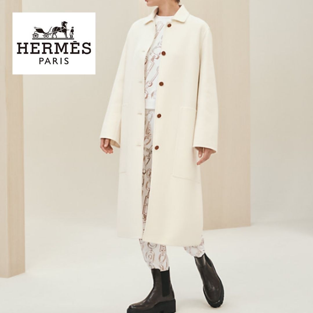 ご注意くださいエルメス HERMES コート