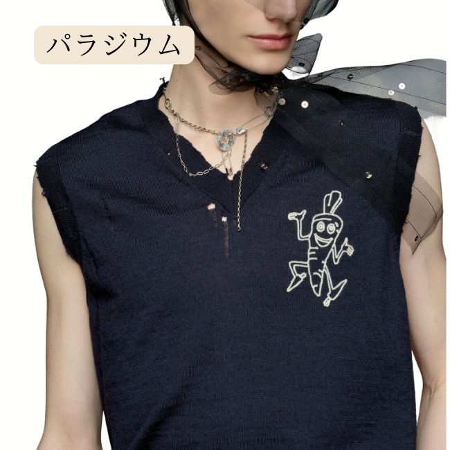 Maison Margiela☆COED ] セイフティピン チェーン2Wayブローチ