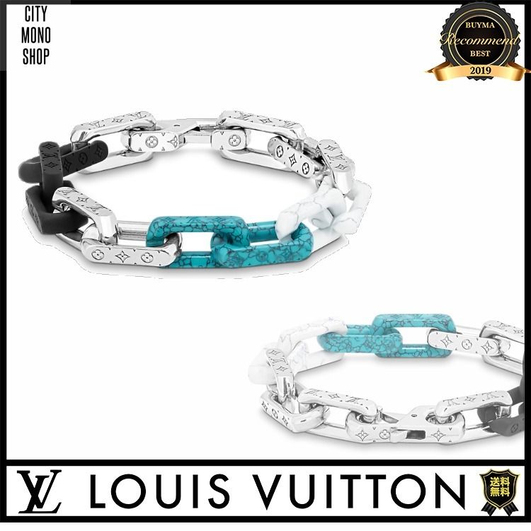 幸せなふたりに贈る結婚祝い ☆希少☆LOUIS VUITTON チェーンブルーブレスレット アクセサリー