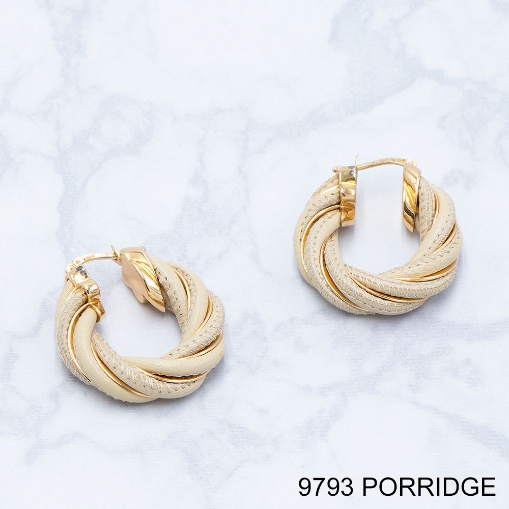 ボッテガヴェネタ ツイストフープピアス 732156 VAHUA (BOTTEGA