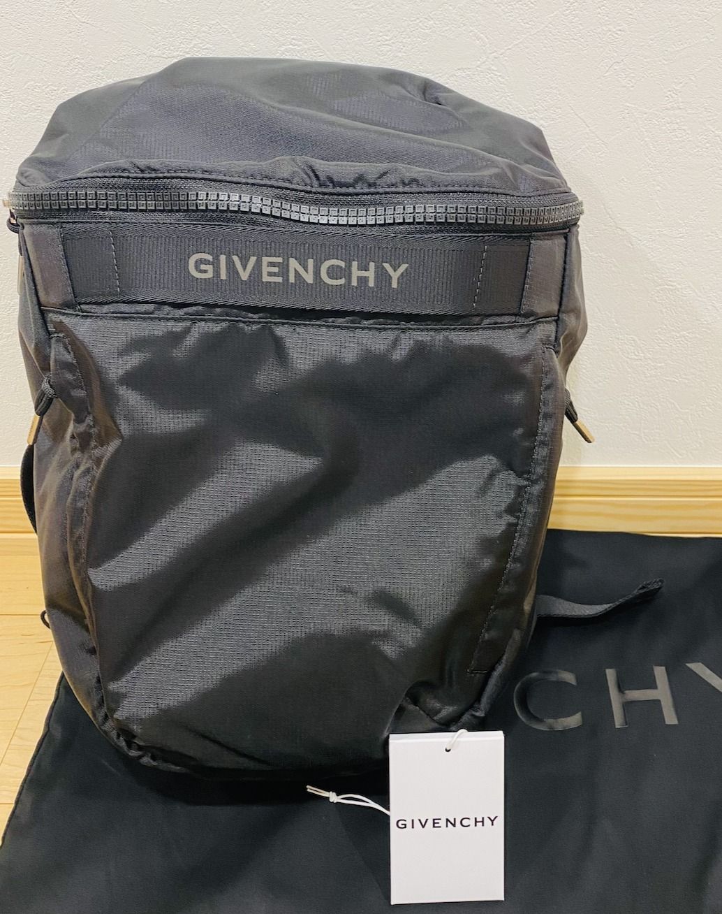 【GIVENCHY】Gトレック バックパック リップストップ ブラック Givenchy G-Trek Ripstop Backpack | Black | FARFETCH