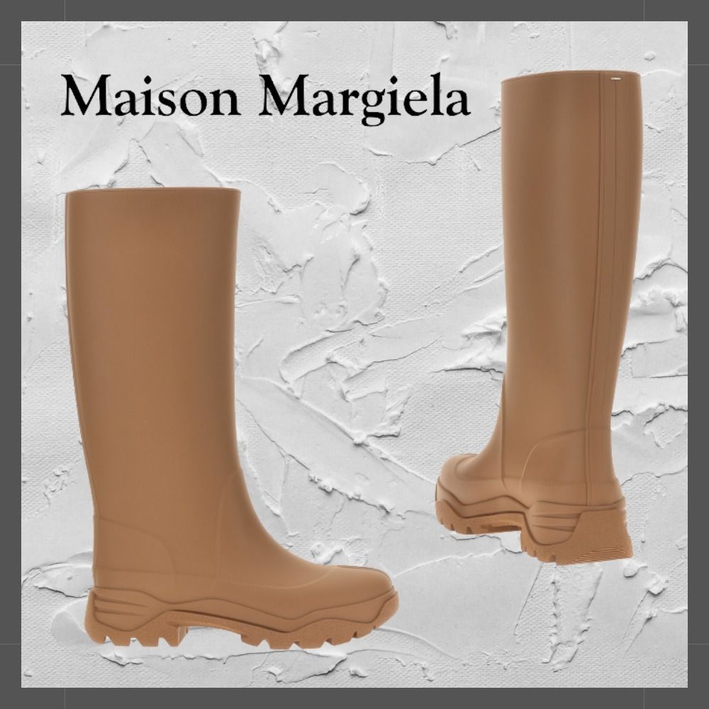 Maison Margiela】タビ ラバーブーツ ベージュ (Maison Margiela