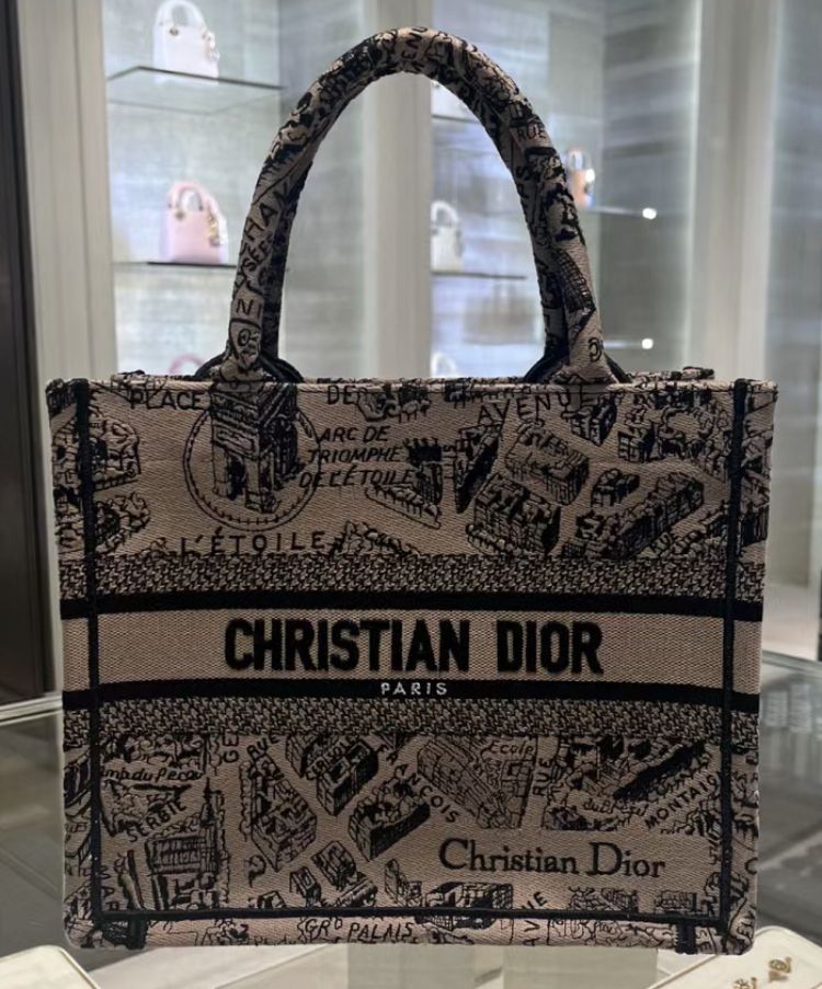 【ハートと蝶♪】DIOR amour Dior Book Tote バッグ スモール ☆機能的♪】DIOR Dioramour Dior Book Tote バッグ スモール
