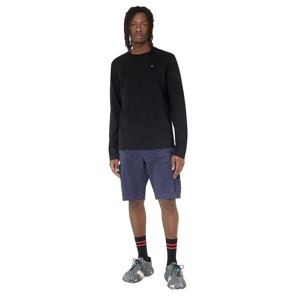 DIESEL(ディーゼル) T-Diegor-Ls-MicrodivロングスリーブTシャツ DIESEL ディーゼル メンズ 長袖Tシャツ T DIEGOR LS MICRODIV