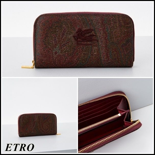 メーカー エトロ◇ペイズリー 関税込】新作◇ETRO ペガサス (ETRO 長財布 小物
