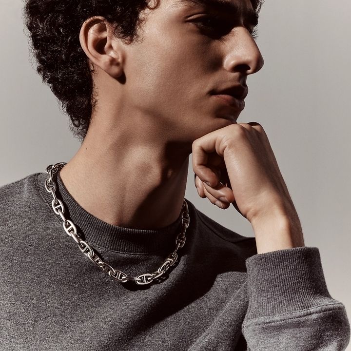 【シンプルなデザインが魅力的♪】HERMES ネックレス シンプルなデザイン♪ギフトにも♪】エルメス ネックレス