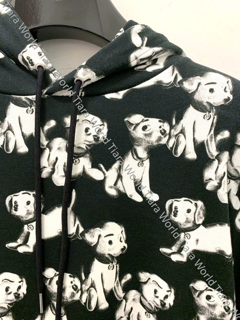 【存在感ある】CELINE BLASON フーディー コットンフリース BLASON LOOSE SWEATSHIRT IN COTTON FLEECE - BEIGE / BLACK