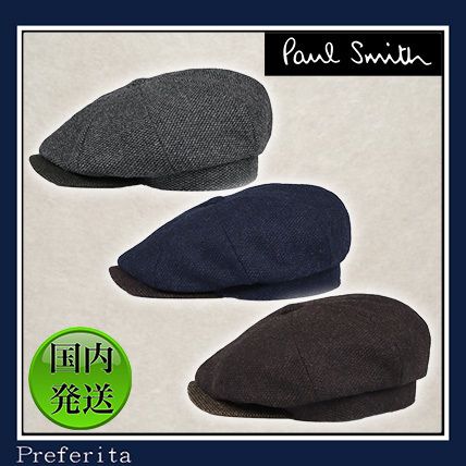 Paul Smith】キャスケット コントラストブリム ウール (Paul Smith