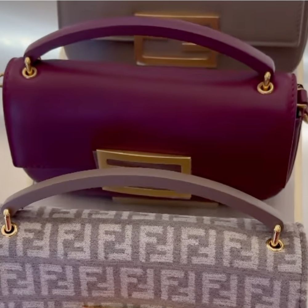 23FW【FENDI】バゲット フォンポーチ ナッパレザー 2way コラボ