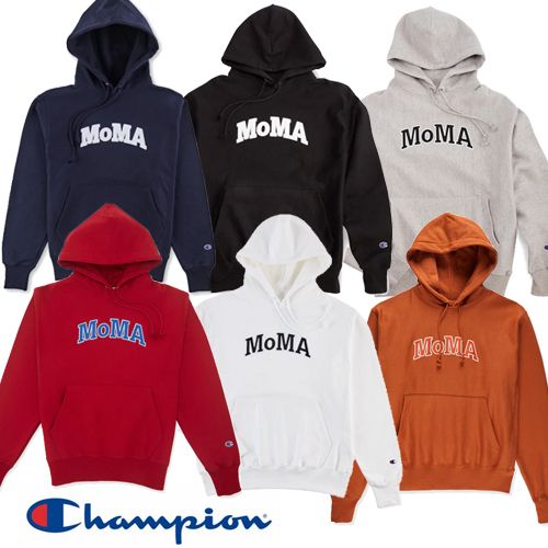 限定コラボ【Champion × MoMA】チャンピオン パーカー フーディ (MoMA 