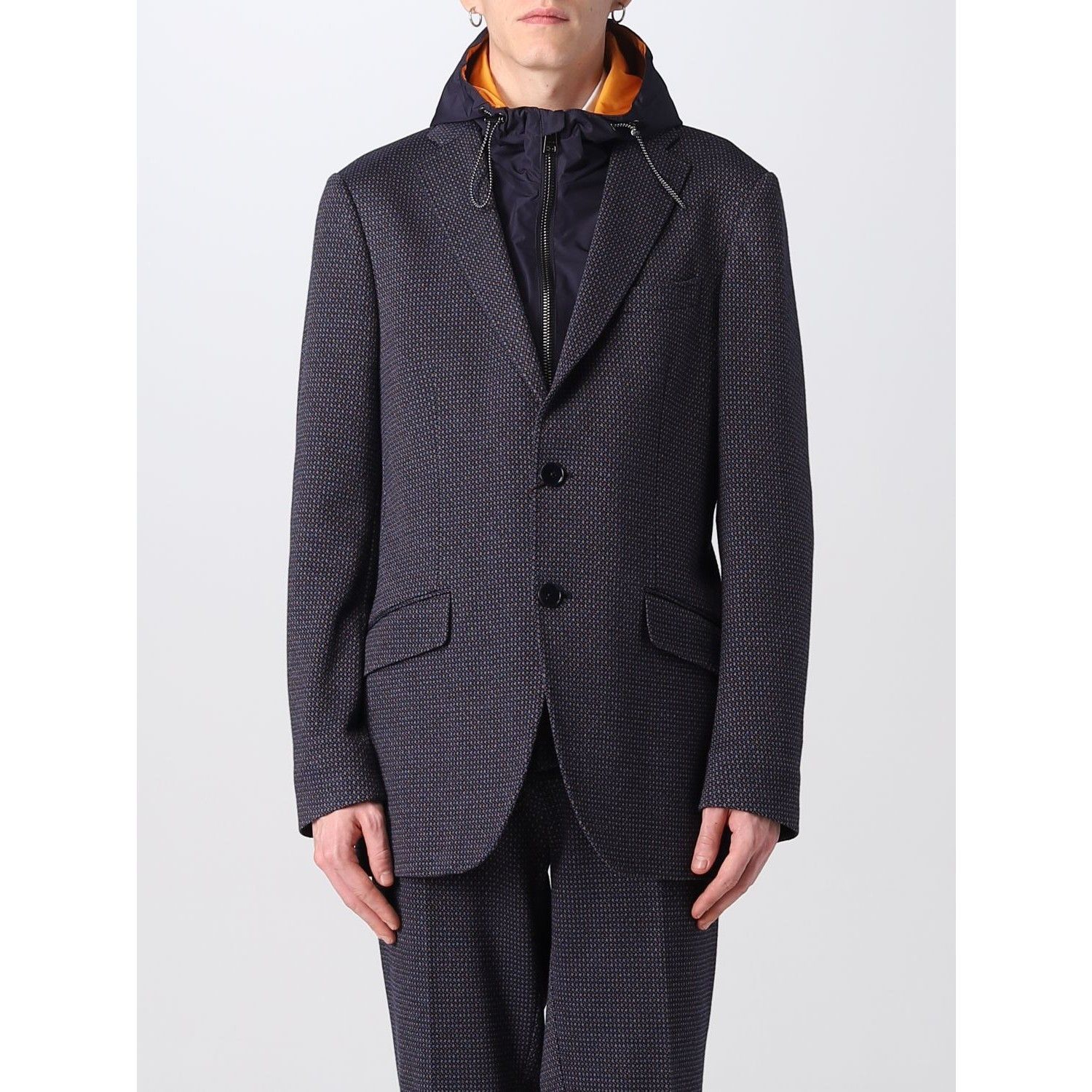 ETRO ジオメトリック柄 インナー付き テーラードジャケット