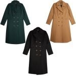 KAREN MILLEN ウール ダブルブレスト ミリタリーコート ミディ KAREN MILLEN ウール ダブルブレスト ミリタリーコート ミディ