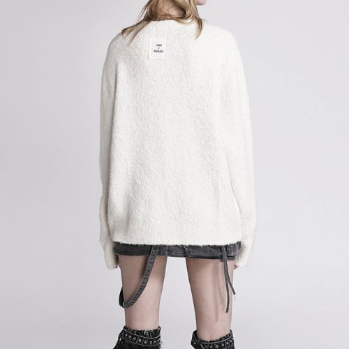 ☆韓国人気☆BADBLOOD☆Boucle Crew Neck Cardigan (BADBLOOD