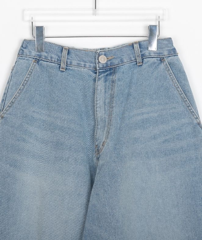 【BAON】[unisex] Cumin banding balloon denim pants BAON】[unisex] Cumin banding balloon denim pants (BAON