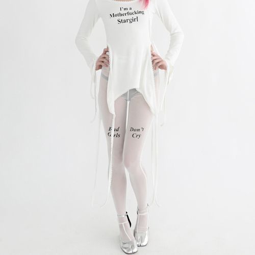 ★韓国人気★BADBLOOD★Dont Cry Mesh Tights Pants ☆韓国人気☆BADBLOOD☆Dont Cry Mesh Tights Pants (BADBLOOD