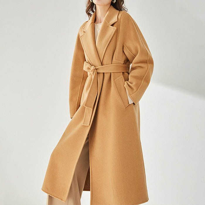 souple woolダブルフェイスチェスターコート（チェスターコート