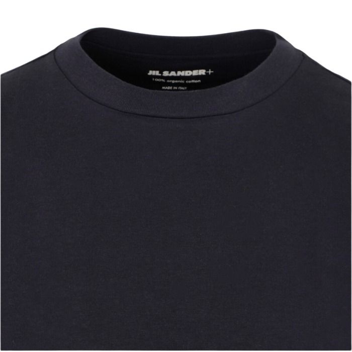【JIL SANDER】マルチ ロゴラベル コットン Tシャツ 3セット JIL SANDER】マルチ ロゴラベル コットン Tシャツ 3セット (Jil