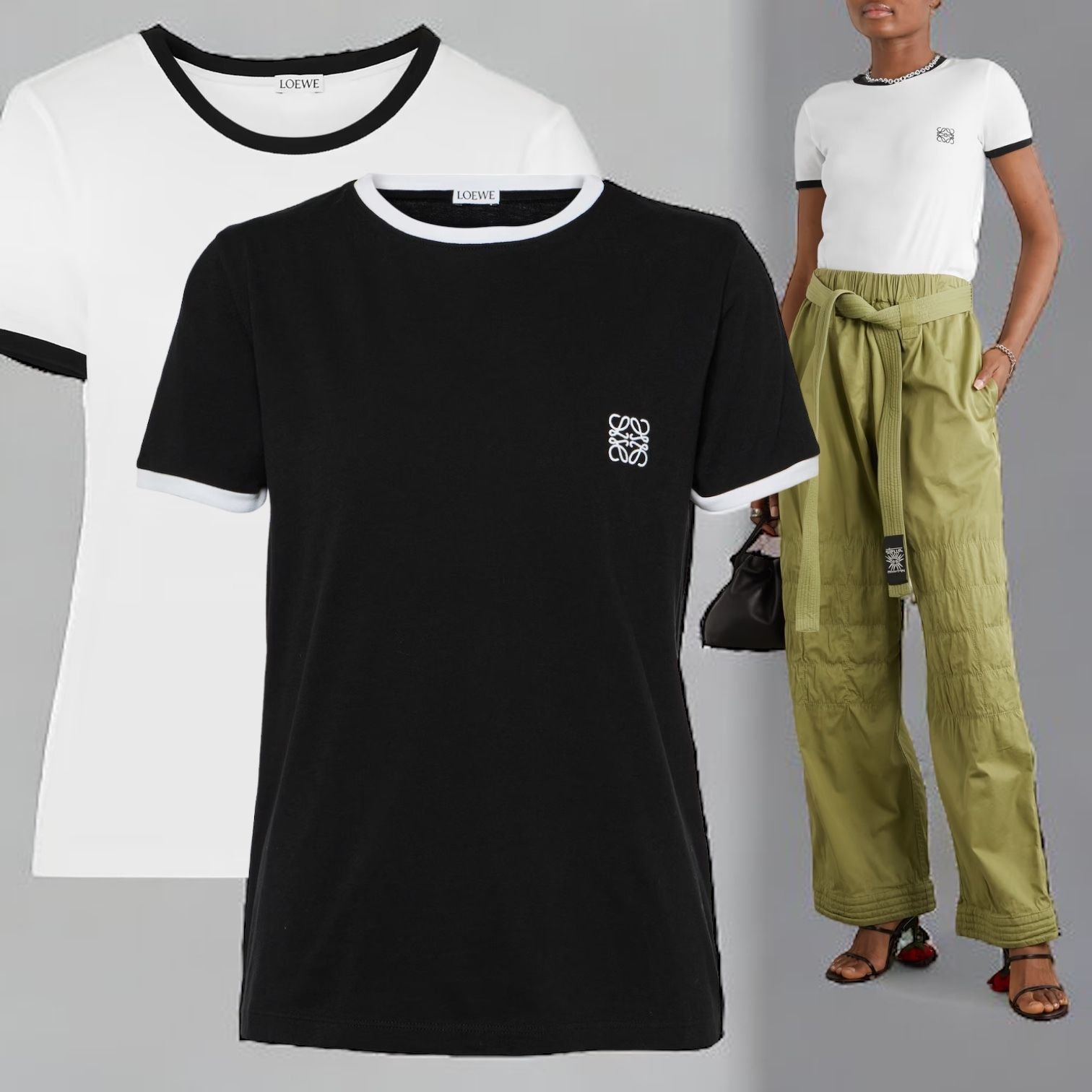 関税・送料込 LOEWE ロエベ anagram シャツ LOEWE - LOEWE ロエベ ANAGRAM POCKET SHIRT アナグラムポケット