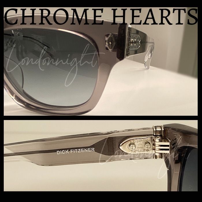 【CHROME HEARTS】DICK FITZENER グレー クリスタル CHROME HEARTS】DICK FITZENER グレー クリスタル (CHROME