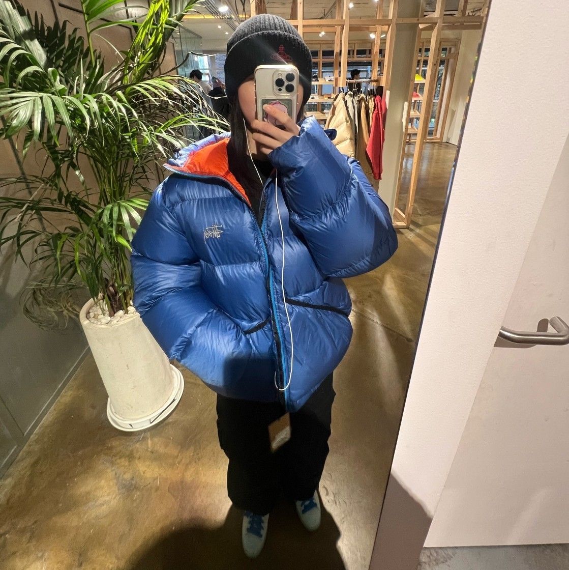STUSSY☆】Down Parka Micro Ripstop Royal Blue (STUSSY/ダウン