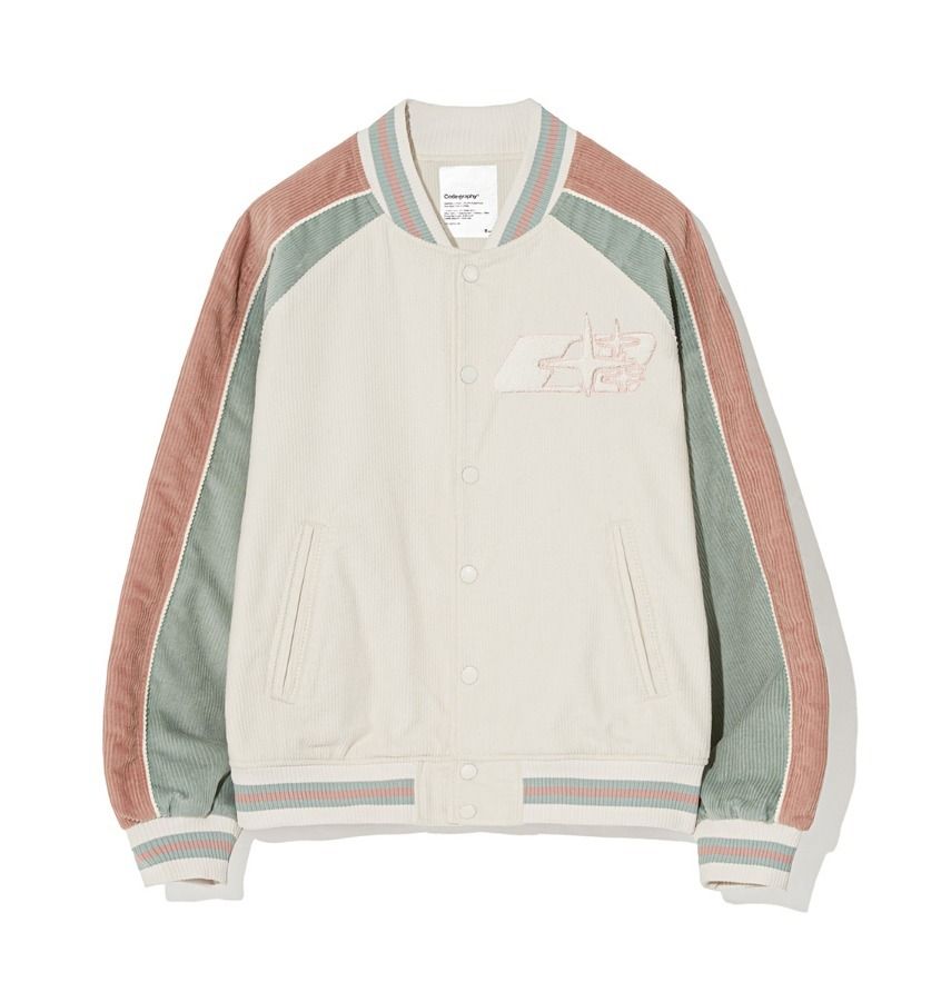 ☆【CODE GRAPHY】☆CORDUROY COLORING BAR CITY JACKE.T☆ org.jpg