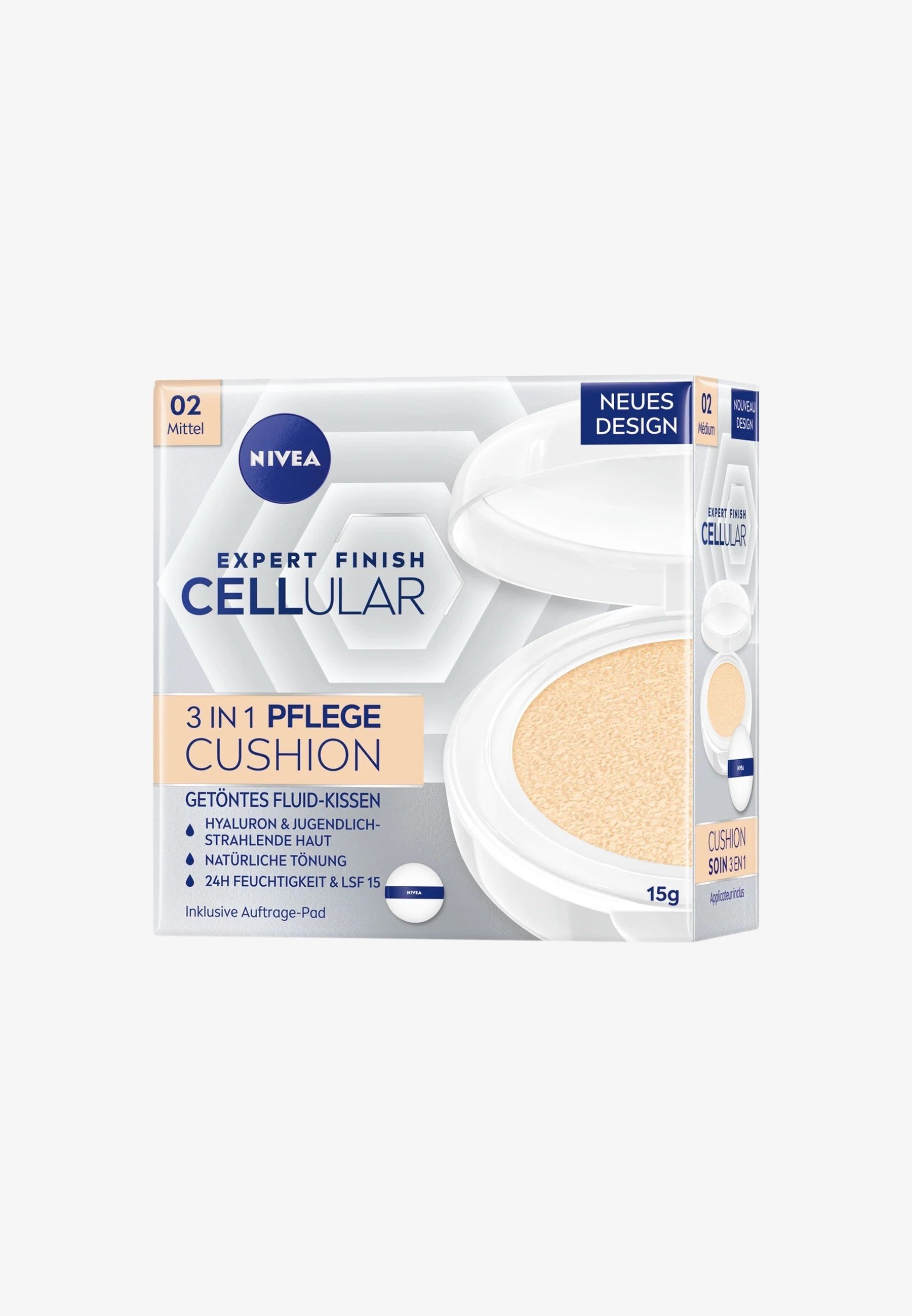 特価商品  NIVEA 24時間潤う セルラーヒアルロン酸配合クッションファンデ ファンデーション