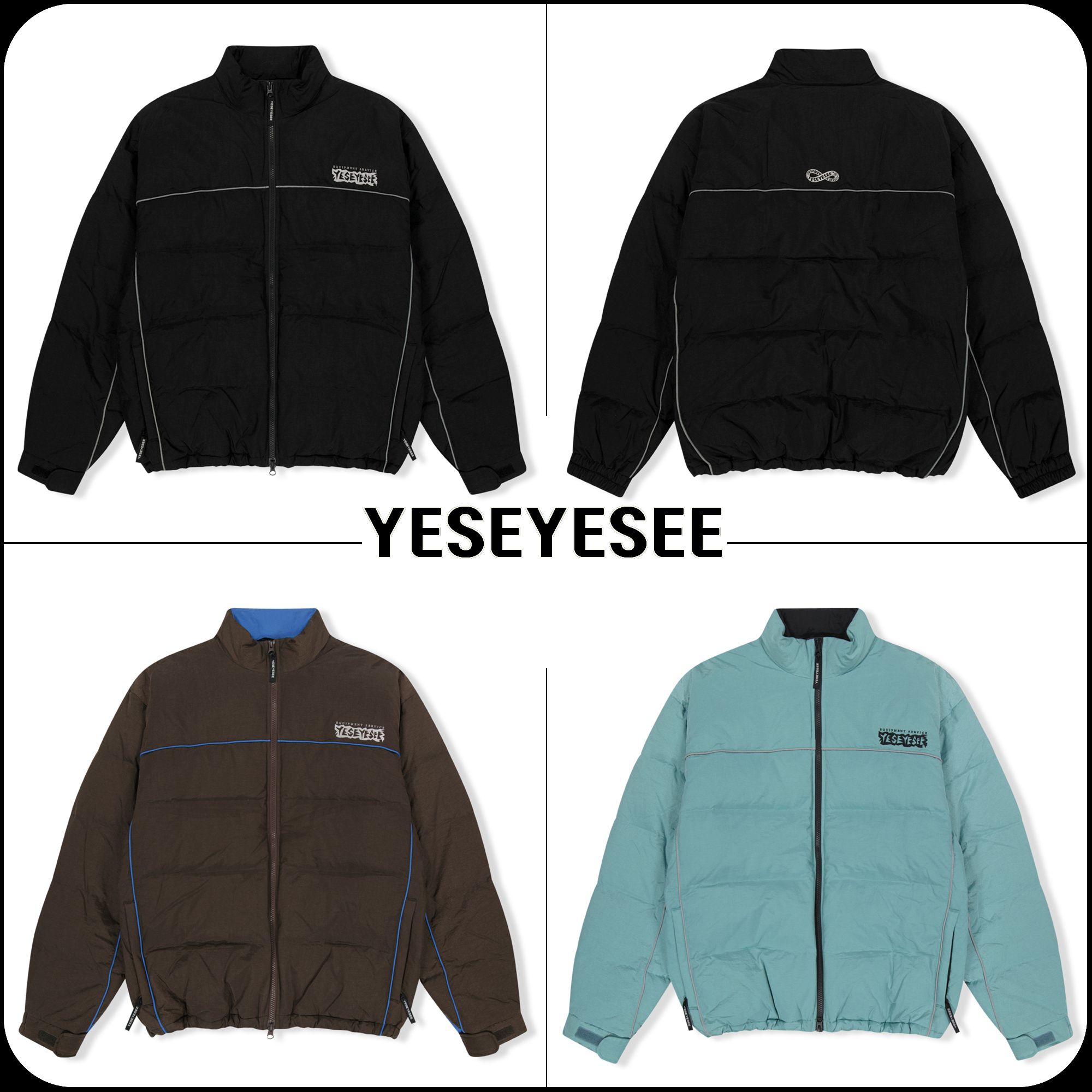 さらに100円引き◆YESEYESEE◆Y.E.S Iconic Down Jacket MUSINSA | YESEYESEE [23FW] YES Iconic Down Jacket Black