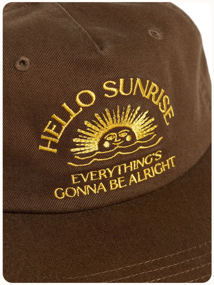 HELLO SUNRISE Cap | PIEAL