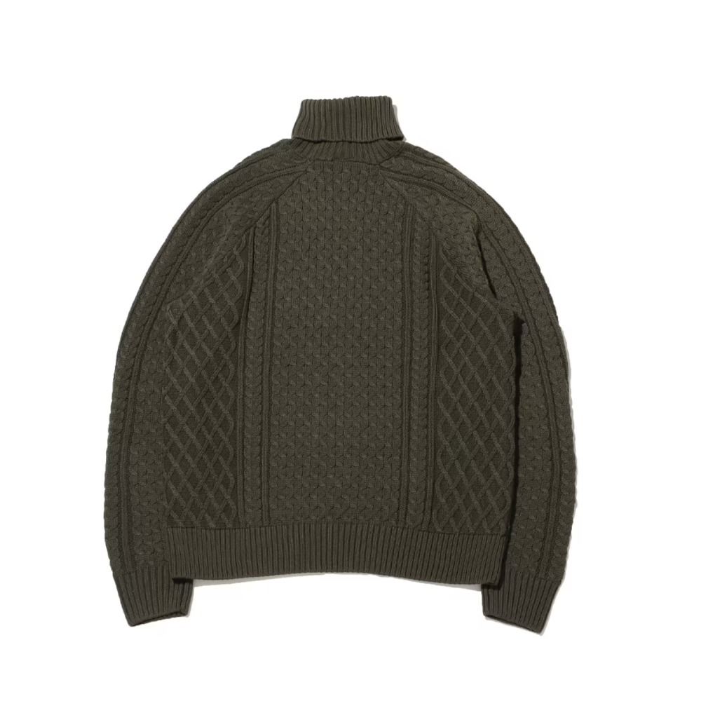 国内配送☆NIKE☆ケーブル ニット タートルネックセーター 2色