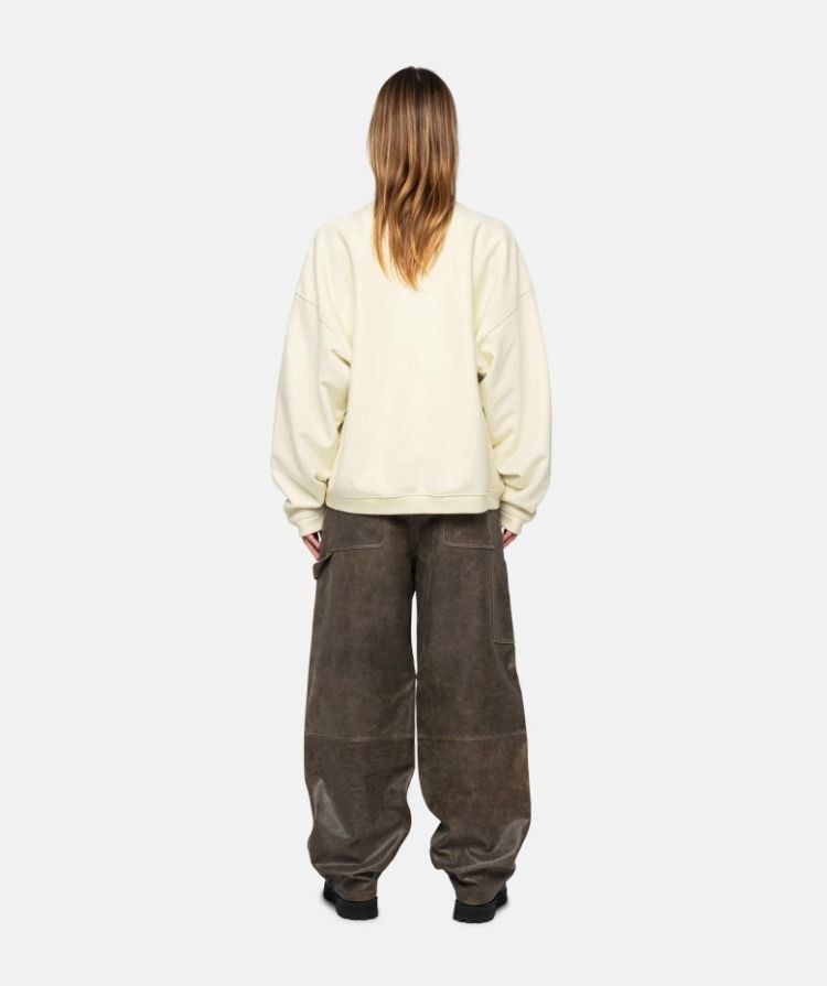☆関税込☆STUSSY☆SPORT RELAXED OVERSIZED CREW☆IVORY